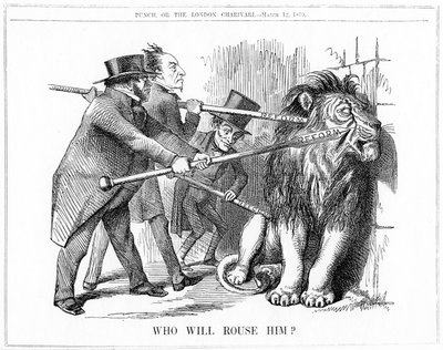 Wer wird ihn wecken? 1859 von John Tenniel