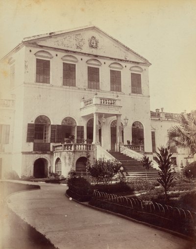 Camoens Haus, Macao von John Thomson