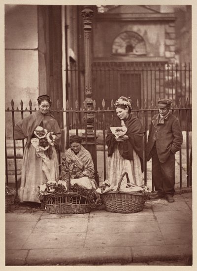 Blumenfrauen von Covent Garden von John Thomson