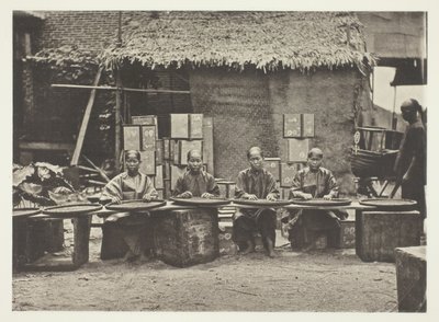 Teeernte in Kanton von John Thomson