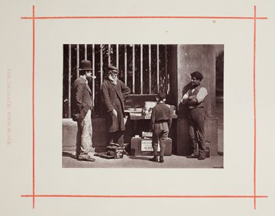 Der dramatische Schuhputzer von John Thomson