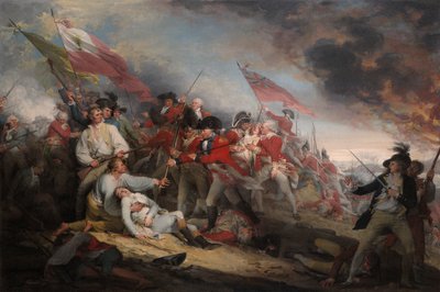 Die Schlacht von Bunker von John Trumbull