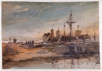 Küstenlandschaft, ca. 1798-1842 von John Varley I