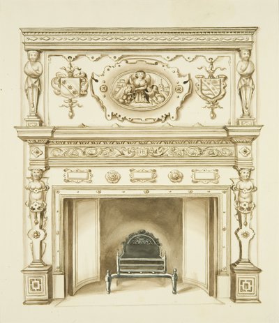 Kamin von John W. Brett