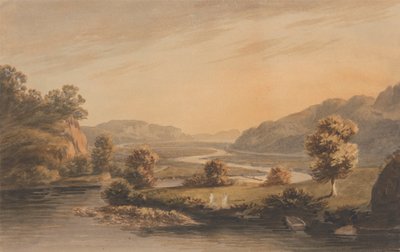 In der Nähe von Pontaberglaslyn von John Warwick Smith