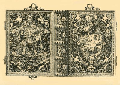 Goldener Bucheinband, 19. Jahrhundert, 1881 von John Watkins