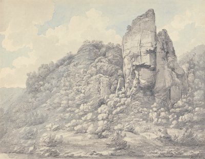 Felsen in Derbyshire von John Webber