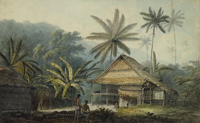 Ansicht der Insel Krakatoa von John Webber