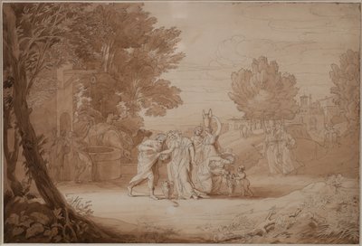Rebecca am Brunnen, 1807 von John White Abbott