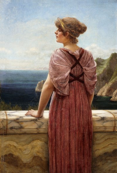 Seewärts schauen, 1890 von John William Godward