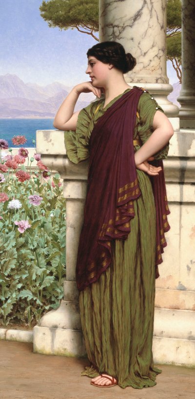 Zärtliche Gedanken, 1917 von John William Godward