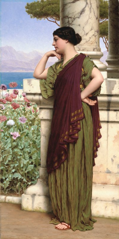 Zärtliche Gedanken, 1917 von John William Godward