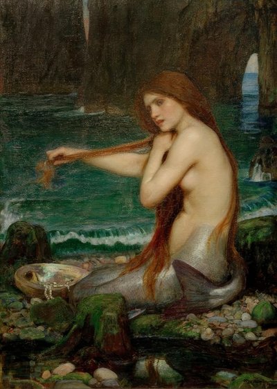 Eine Meerjungfrau von John William Waterhouse