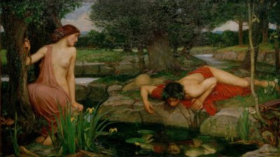 Echo und Narziss von John William Waterhouse