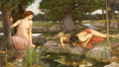 Echo und Narziss von John William Waterhouse