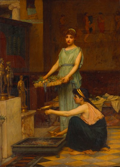 Der Haushalt der Götter von John William Waterhouse