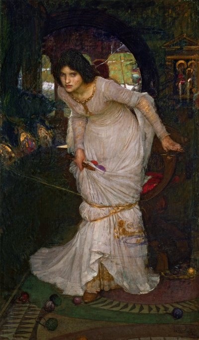 Die Dame von Shalott von John William Waterhouse