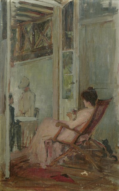 Die Loggia von John William Waterhouse