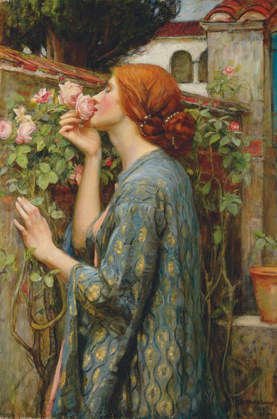 Die Seele der Rose von John William Waterhouse