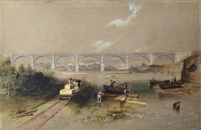 Willington Dean Viadukt von John Wilson (after) Carmichael