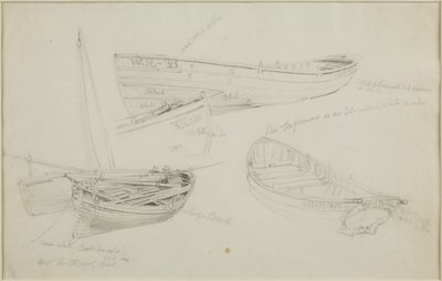 Boote in West Hartlepool von John Wilson Carmichael