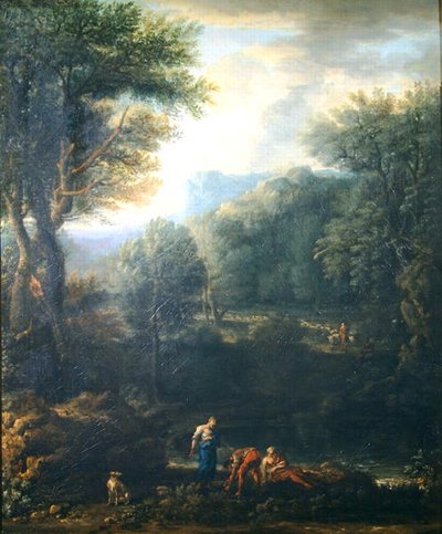 Klassische Landschaft von John Wootton