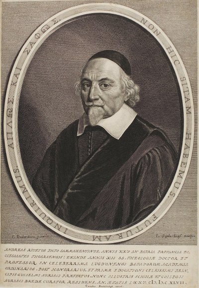 Porträt von André Rivet von Jonas Suyderhoef