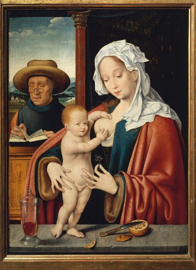 Die Heilige Familie (Malerei) von Joos van Cleve