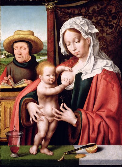Die Heilige Familie, ca. 1520 von Joos van Cleve