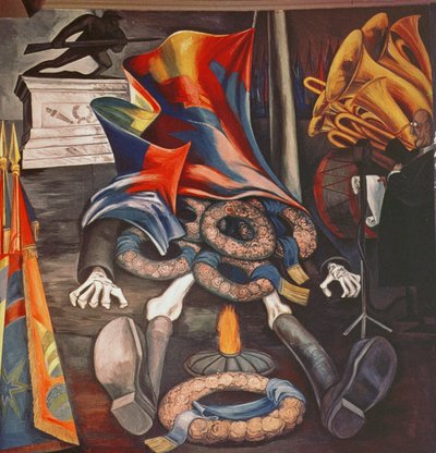 Modernes Menschenopfer von José Clemente Orozco