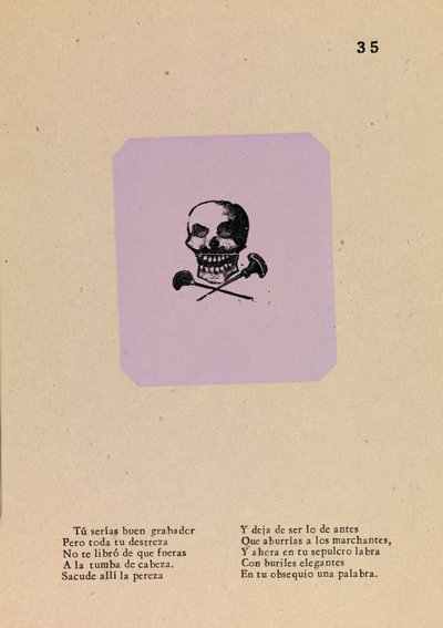 Calavera des Graveurs von José Guadalupe Posada