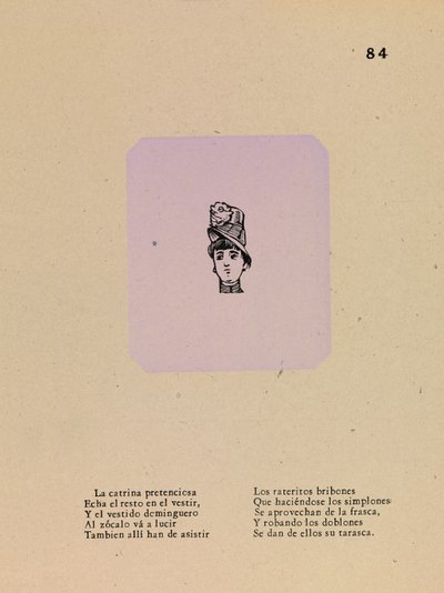 Anmaßende Kokette von José Guadalupe Posada