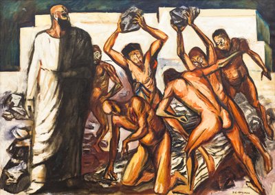 Das Martyrium des heiligen Stephanus von José Clemente Orozco