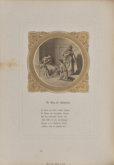 Der Ring des Polykrates von Josef Albert