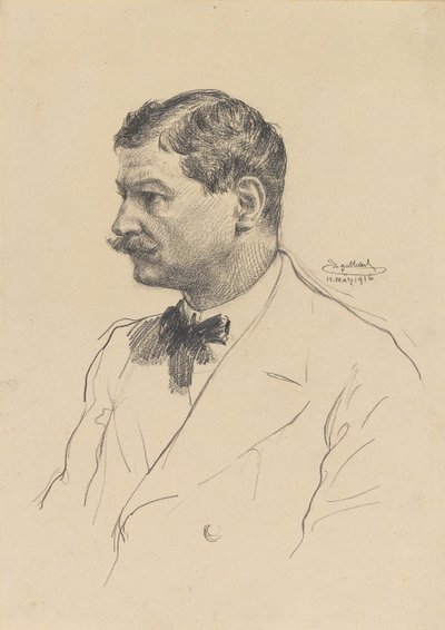 Selbstporträt, 1916 von Josef Engelhart