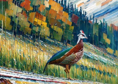 Tiere: Fasan 5 von Josef Johann Michel