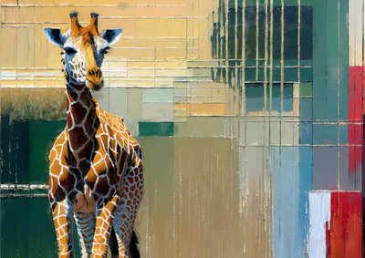 Tiere: Giraffen 4 von Josef Johann Michel