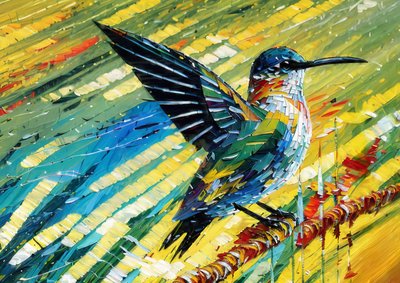 Tiere: Kolibri 2 von Josef Johann Michel