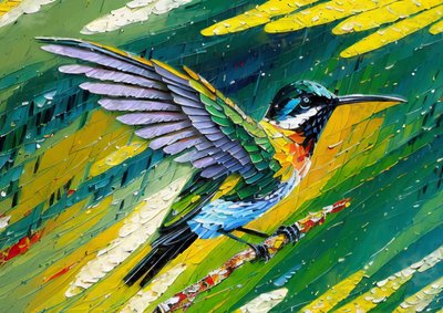 Tiere: Kolibri 4 von Josef Johann Michel