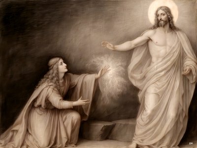 Jesus sagte zu ihr - Halte mich nicht fest von Josef Johann Michel
