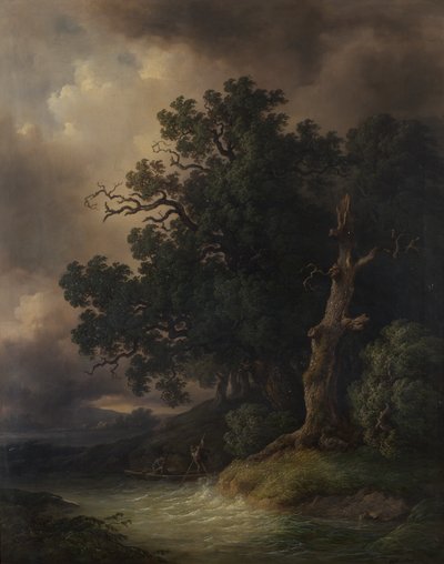 Gewitterlandschaft von Josef Kriehuber