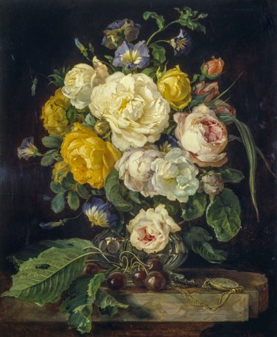 Stillleben mit Blumen von Josef Neugebauer