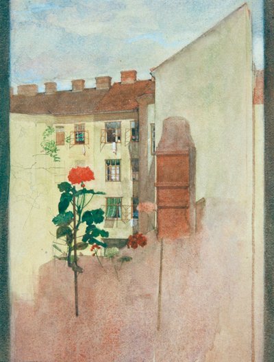 Blick aus dem Fenster von Josef Wawra