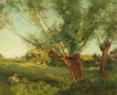 Bibury, Cotswold Hills von Joseph Barnard Davis