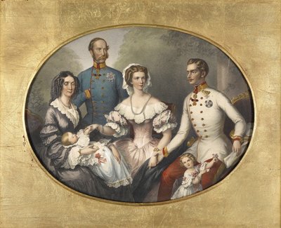 Die Kaiserfamilie von Österreich, 1856 von Joseph Bayer