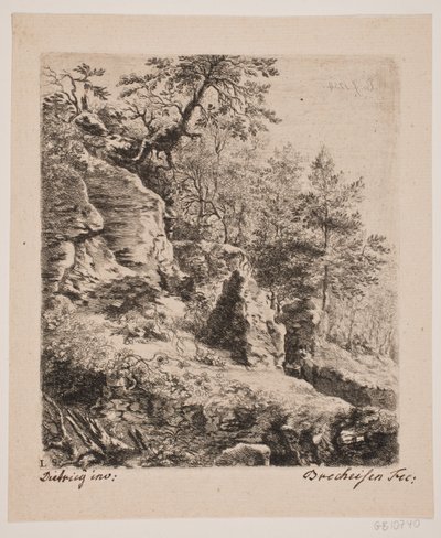 Felsenlandschaft von Joseph Brecheisen