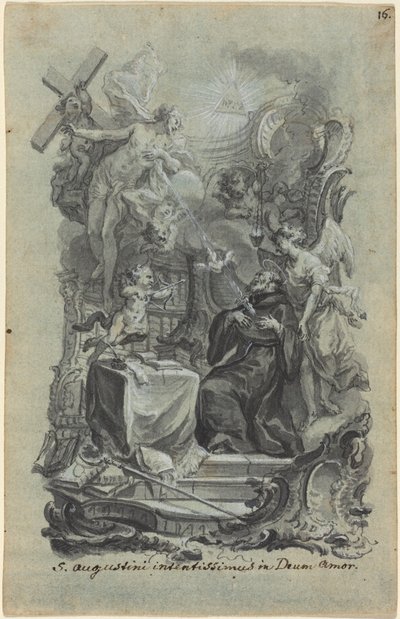 Der eifrige Gottesliebe des heiligen Augustinus von Joseph Christ
