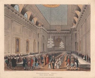 Freimaurerhalle, Great Queen Street von Joseph Constantine Stadler