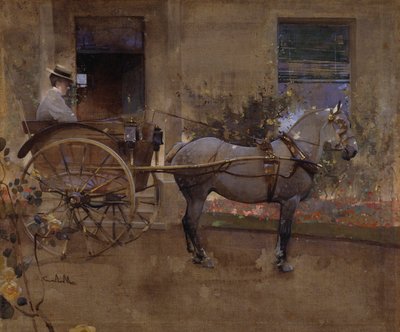 Der Gouvernantenwagen von Joseph Crawhall