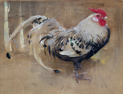 Der gesprenkelte Hahn von Joseph Crawhall